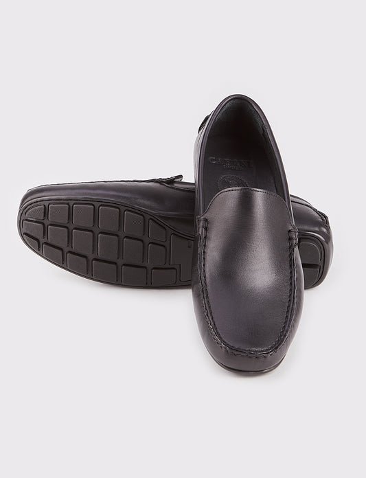Cabani 010M150 Erkek %100 Hakiki Deri Loafer Ayakkabı Siyah