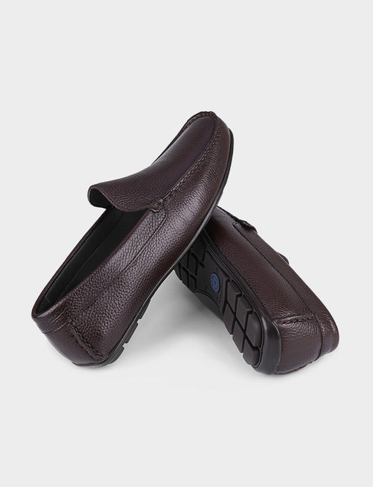 Cabani 010M150 Erkek %100 Hakiki Deri Loafer Ayakkabı Kahverengi
