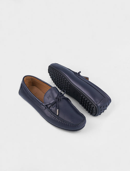 Cabani 343M515 Erkek %100 Hakiki Deri loafer & makosen 790 Lacivert Antik