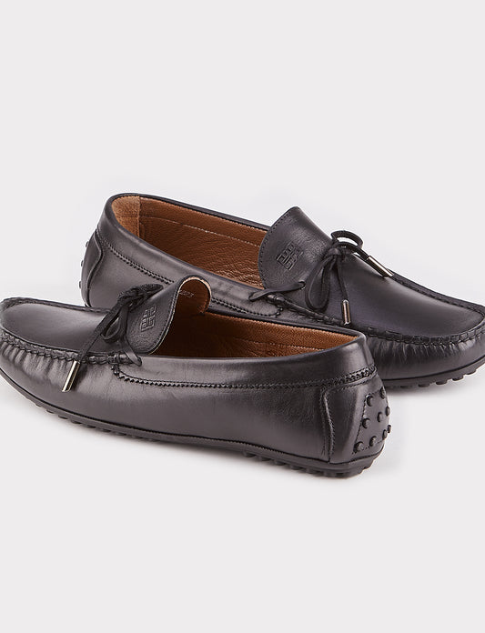 Cabani 343M515 Erkek %100 Hakiki Deri loafer & makosen Siyah