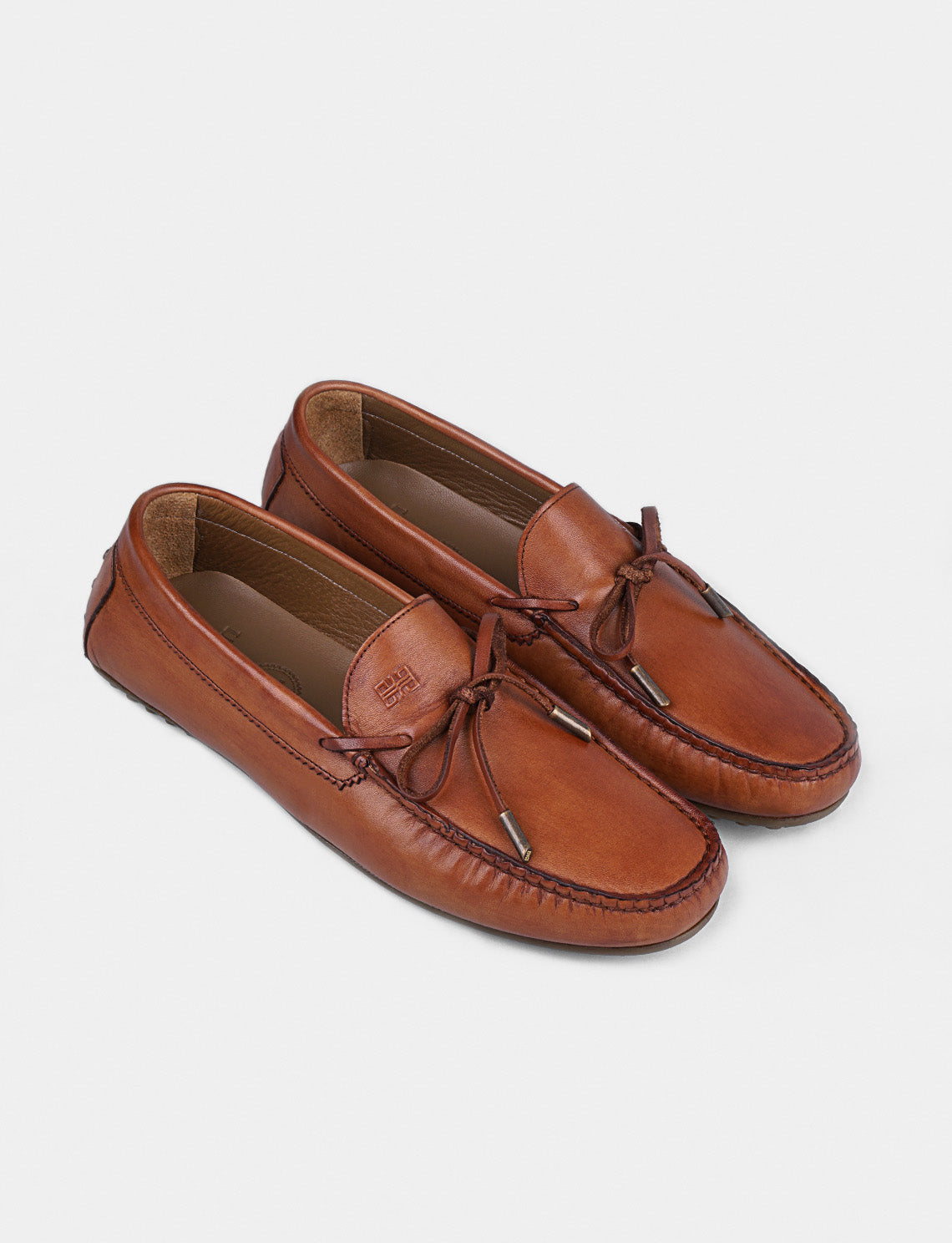 Cabani 343M515 Erkek %100 Hakiki Deri loafer & makosen Taba