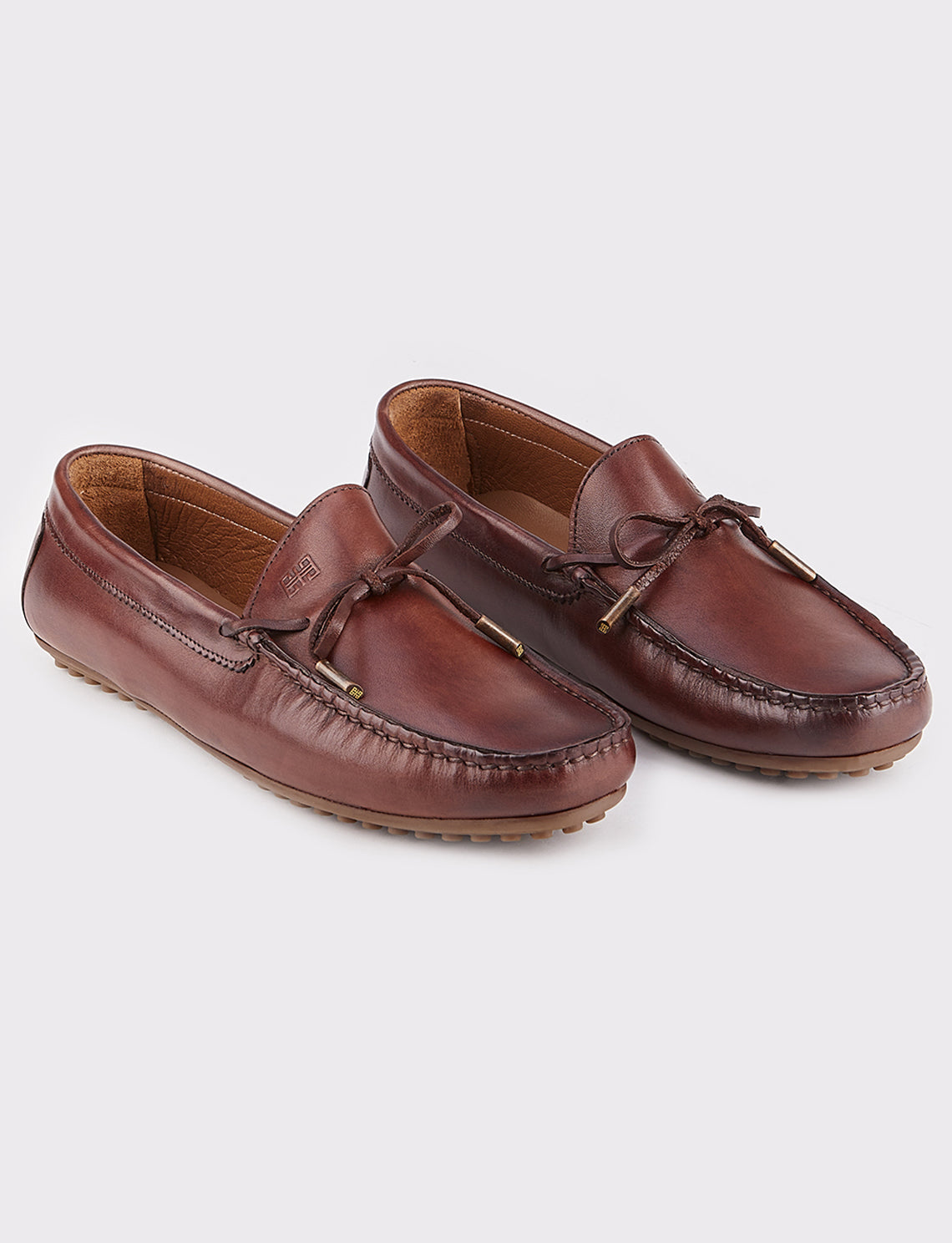 Cabani 343M515 Erkek %100 Hakiki Deri loafer & makosen Kahverengi