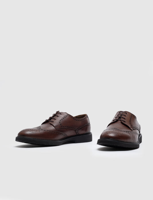 Cabani 396M506 Erkek %100 Hakiki Deri Günlük Ayakkabı 691 Kahve Sannetta