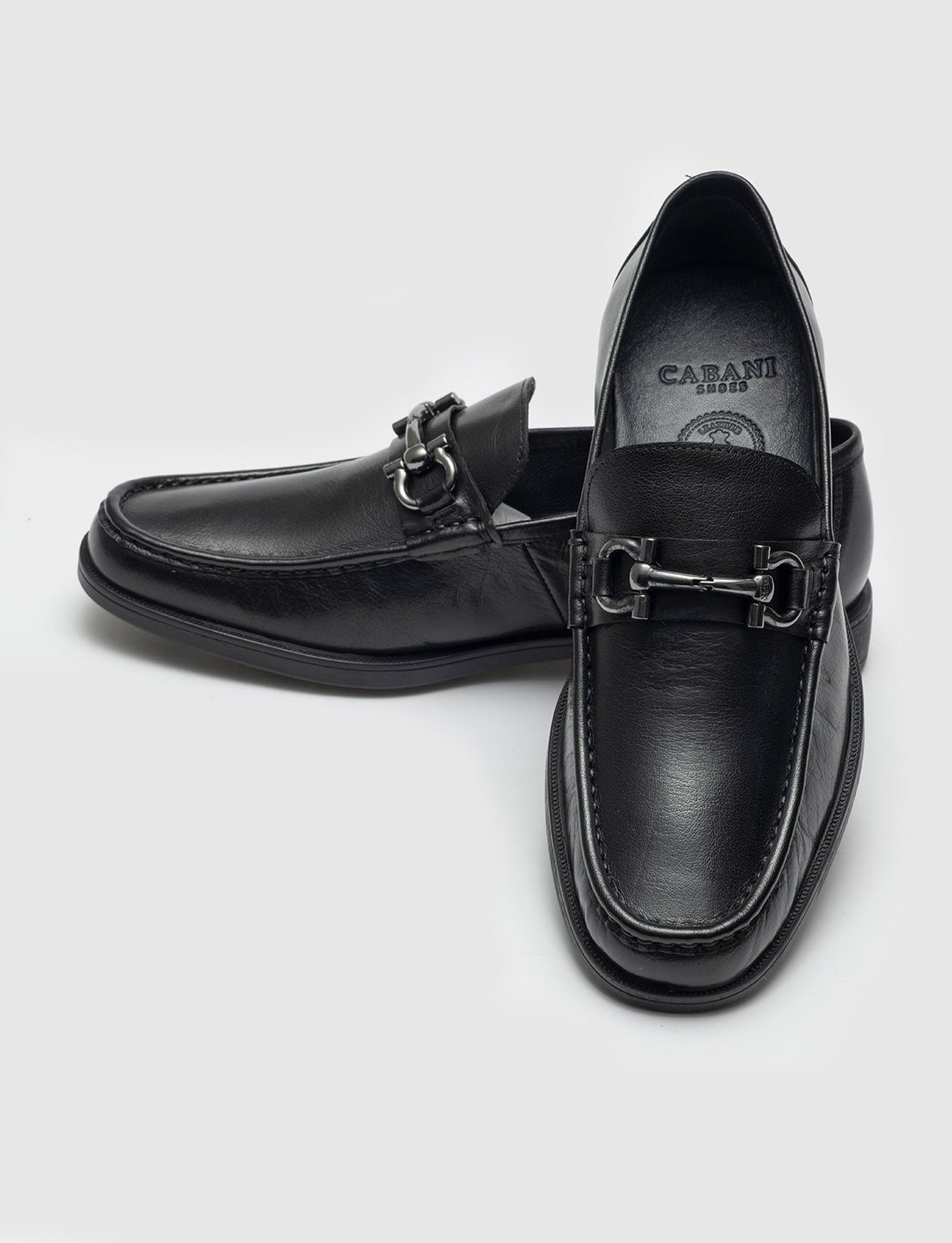 Cabani 466M1133 Erkek %100 Hakiki Deri loafer & makosen Siyah