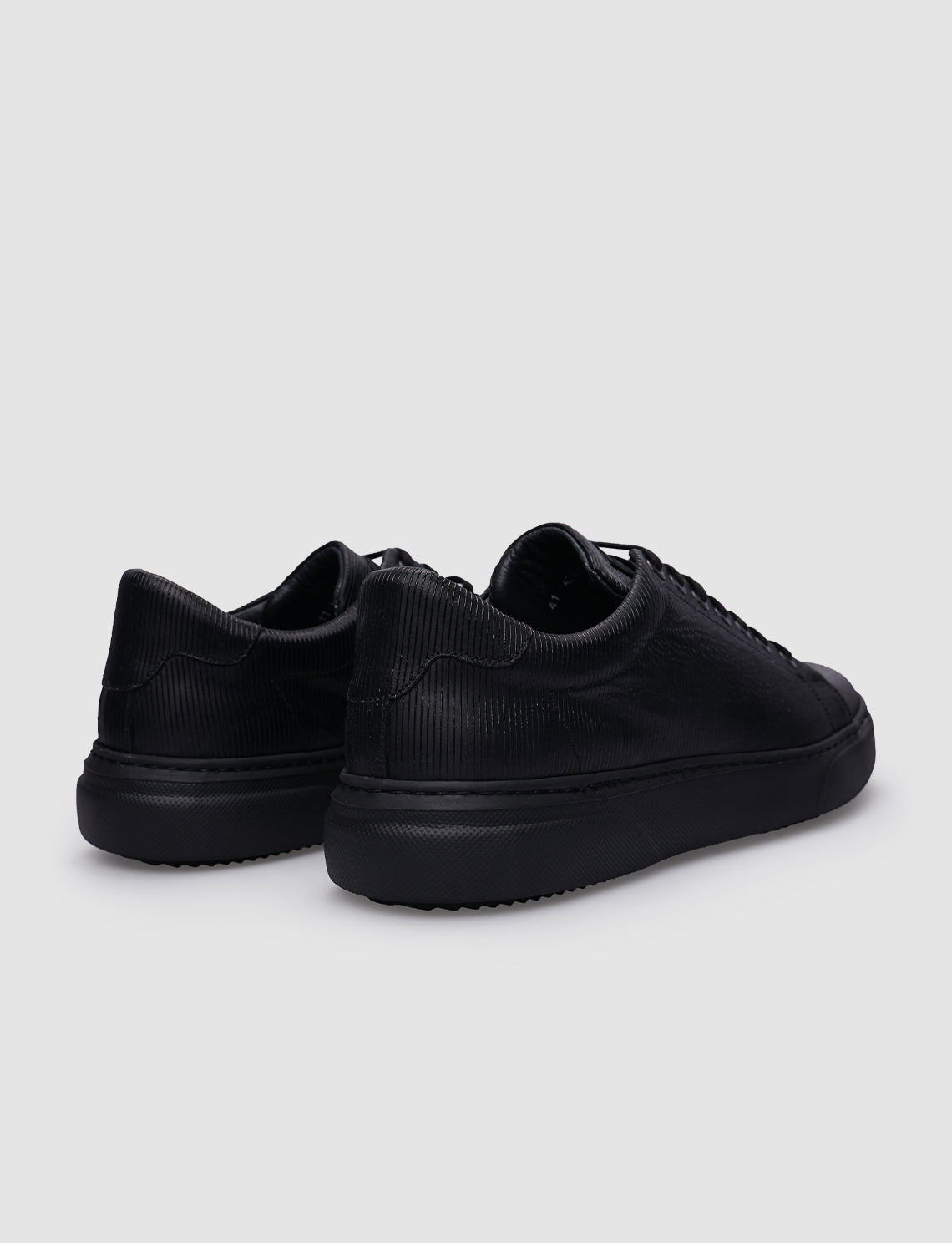 Cabani 162M1369 Erkek %100 Hakiki Deri sneaker &spor Siyah