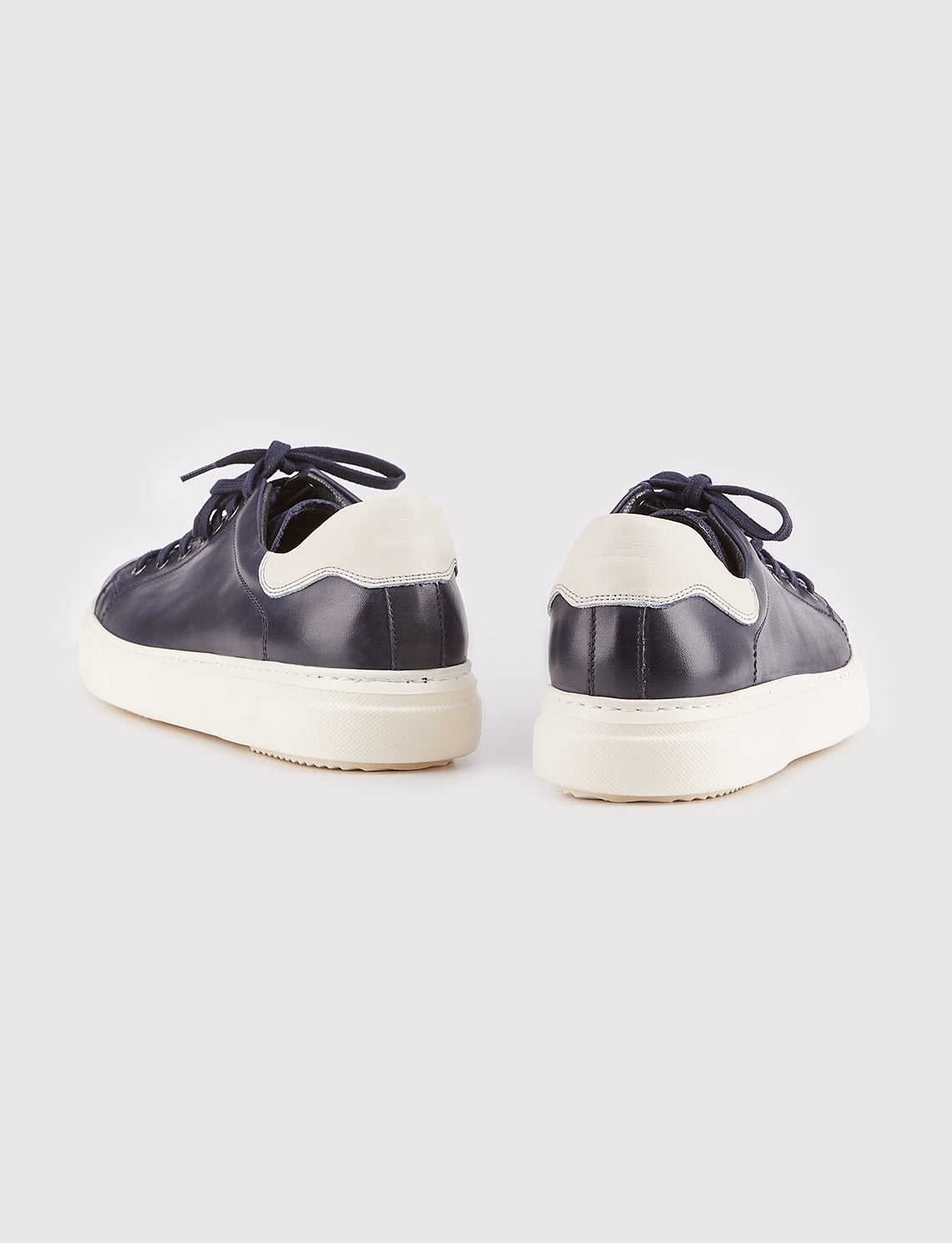 Cabani 162M1166 Erkek %100 Hakiki Deri sneaker &spor Lacivert