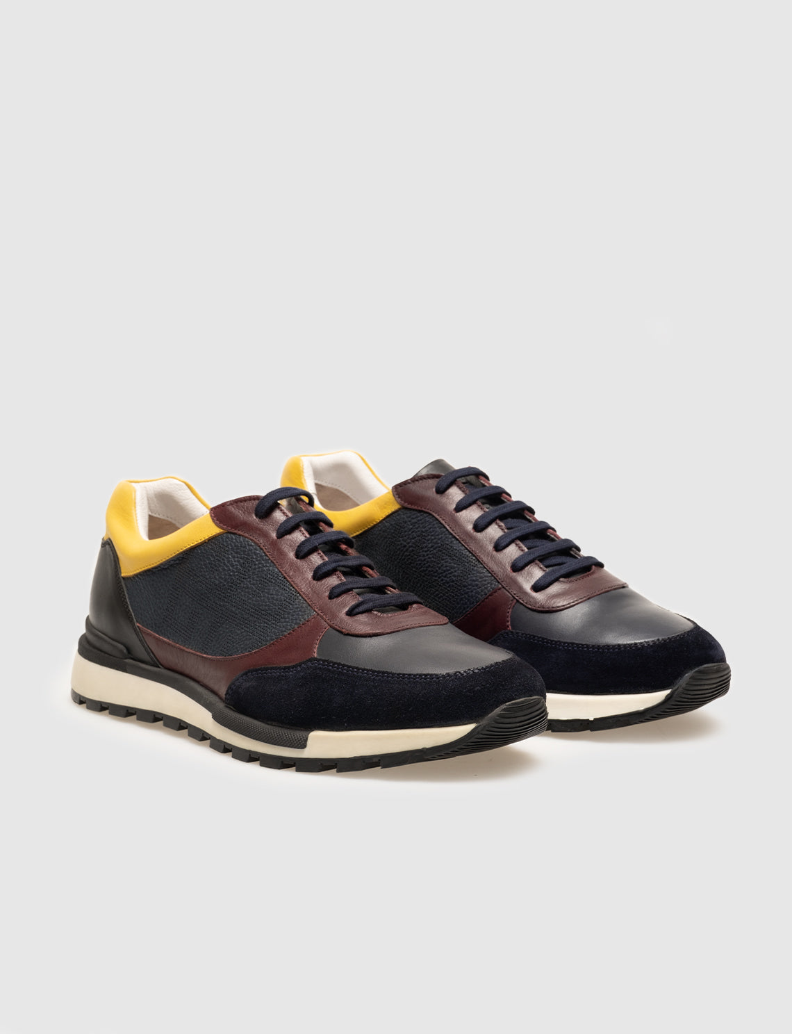 Cabani 460M548 Erkek Süet Hakiki Deri sneaker &spor 761 Laci Nata - Laci Süet - Bordo Nata