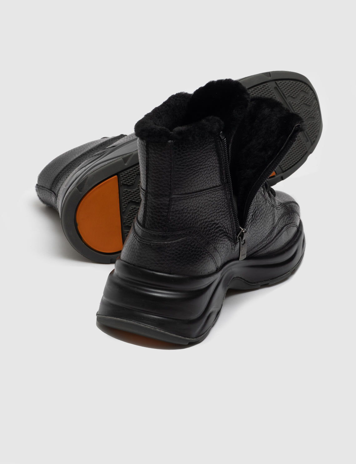 Cabani 258K528 Erkek %100 Hakiki Deri Günlük Bot Siyah