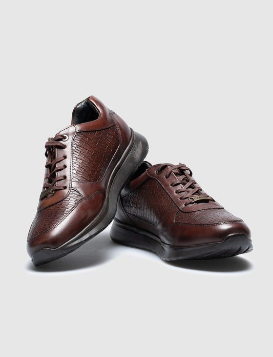 Cabani 314M548A Erkek %100 Hakiki Deri Günlük Ayakkabı Kahverengi