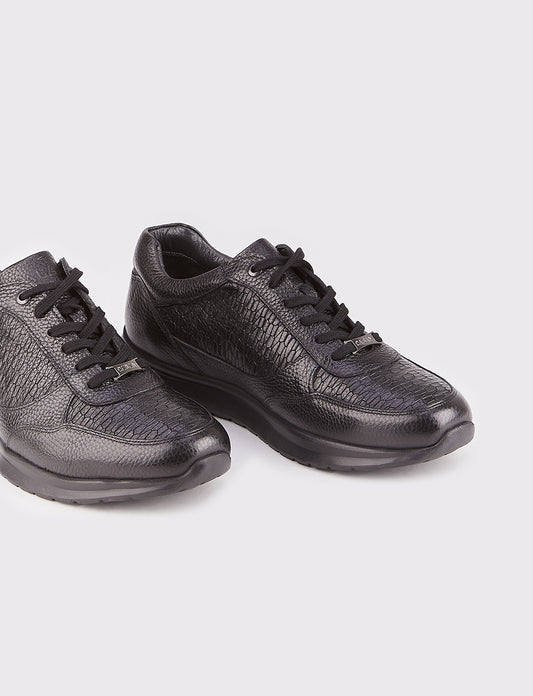 Cabani 314M548A Erkek %100 Hakiki Deri Günlük Ayakkabı Siyah