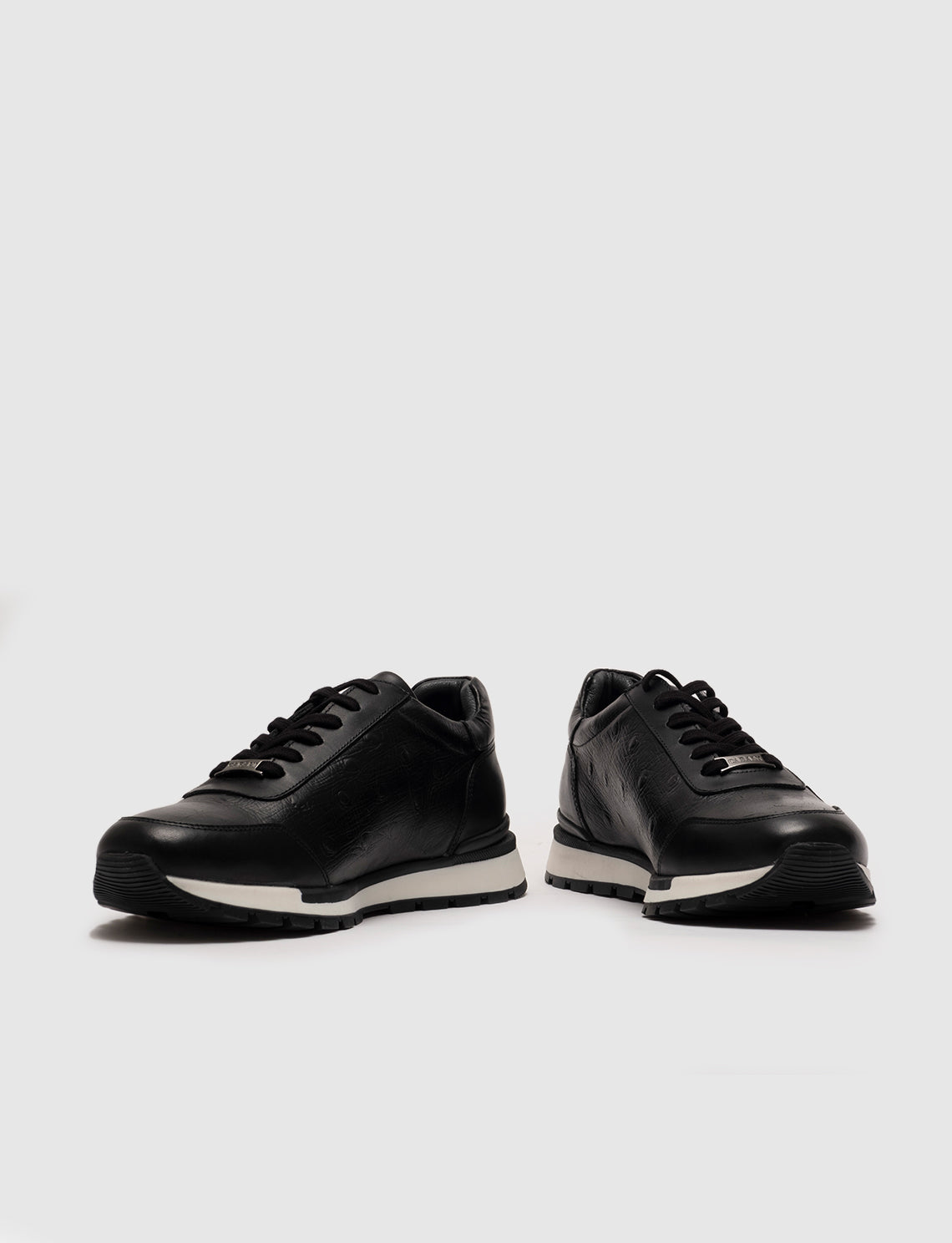 Cabani 460M1314H Erkek %100 Hakiki Deri Sneaker Ayakkabı Siyah