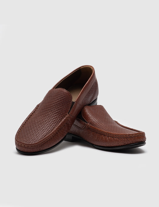 Cabani 442M130A Erkek %100 Hakiki Deri loafer & makosen 269 Taba Kırma Floter