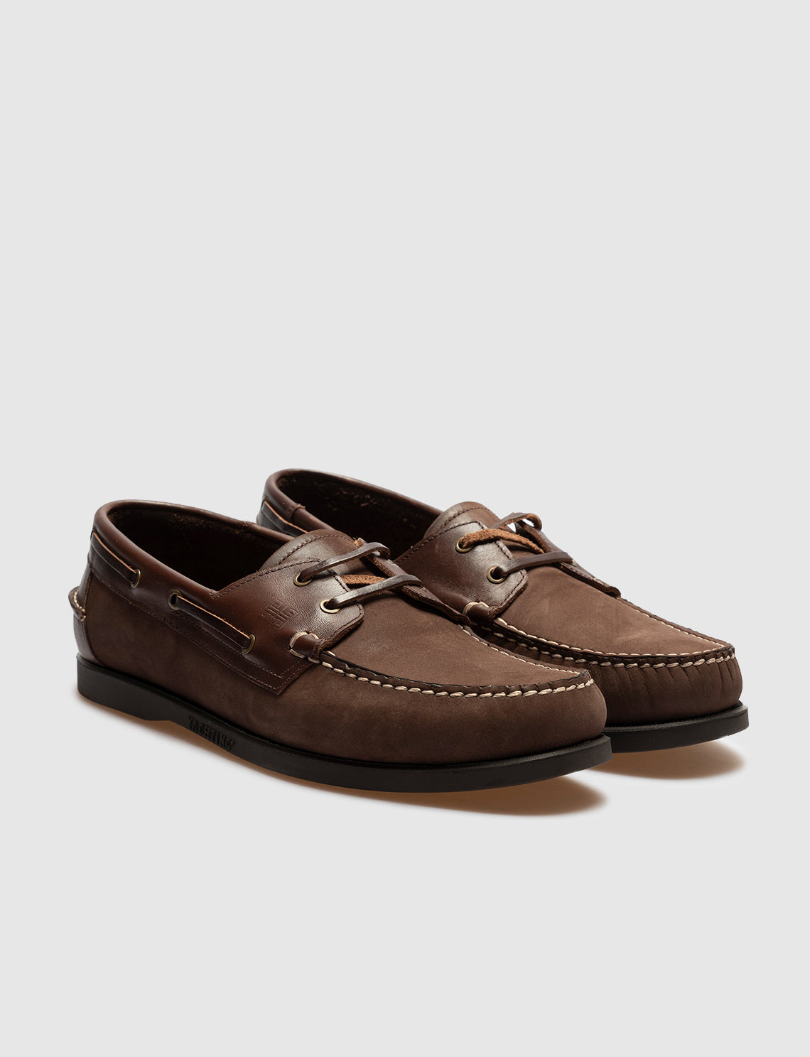 Cabani 052E102 Erkek Nubuk Deri tekne boat  031 Fındık Nubuk - Kahve Flap