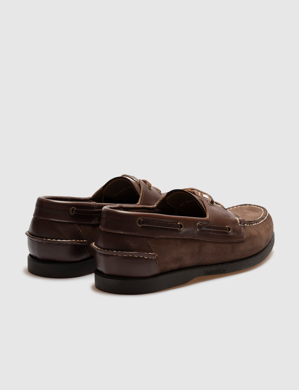 Cabani 052E102 Erkek Nubuk Deri tekne boat  031 Fındık Nubuk - Kahve Flap