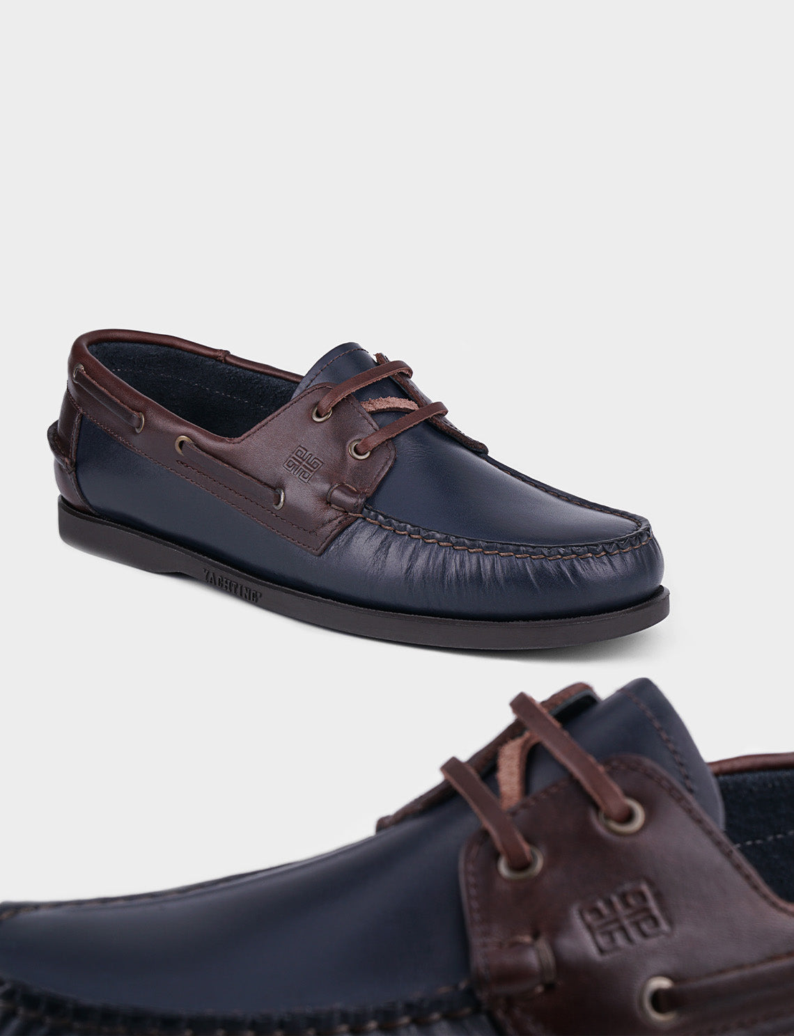 Cabani 052E102 Erkek %100 Hakiki Deri tekne boat  Lacivert