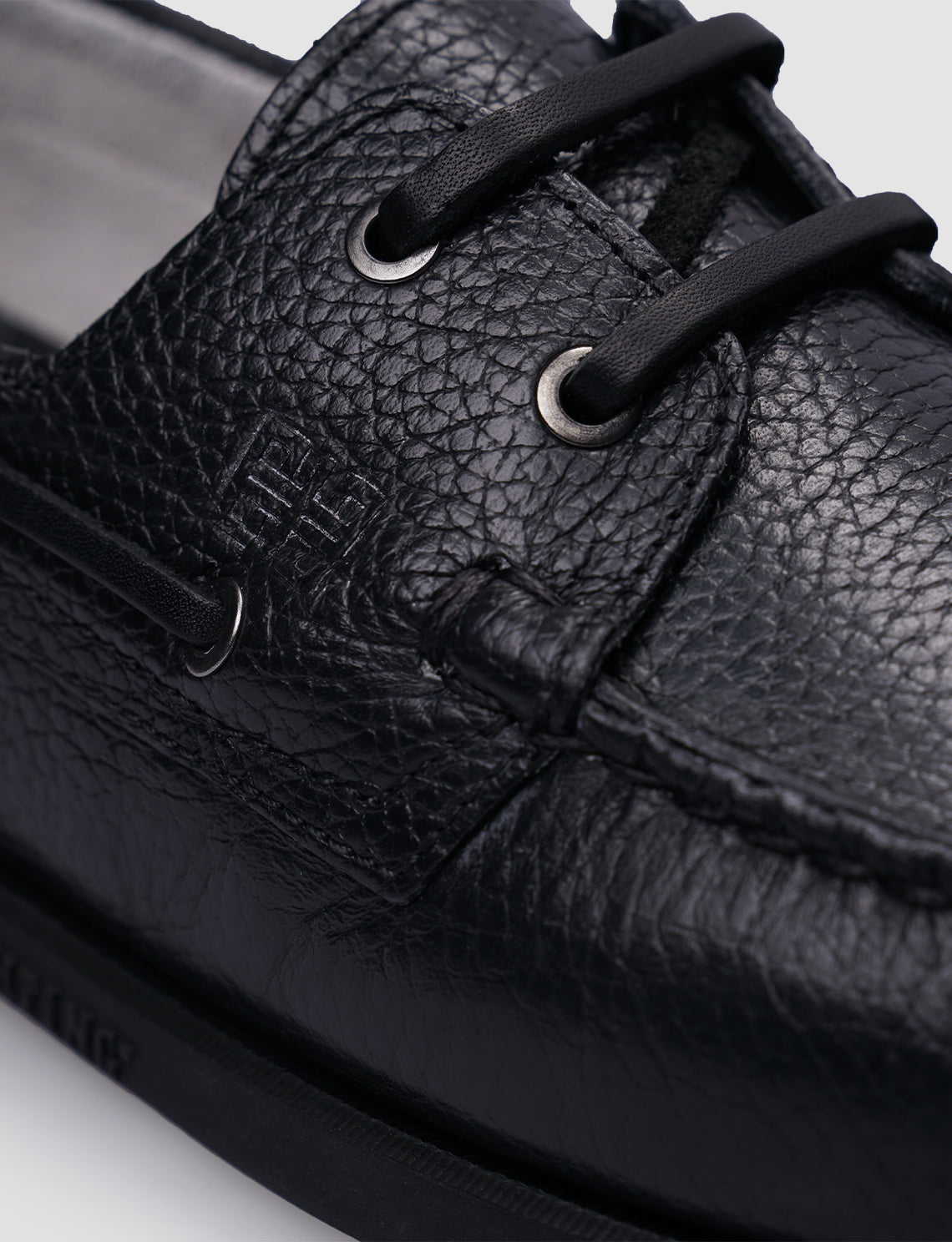 Cabani 052E102 Erkek %100 Hakiki Deri tekne boat  Siyah