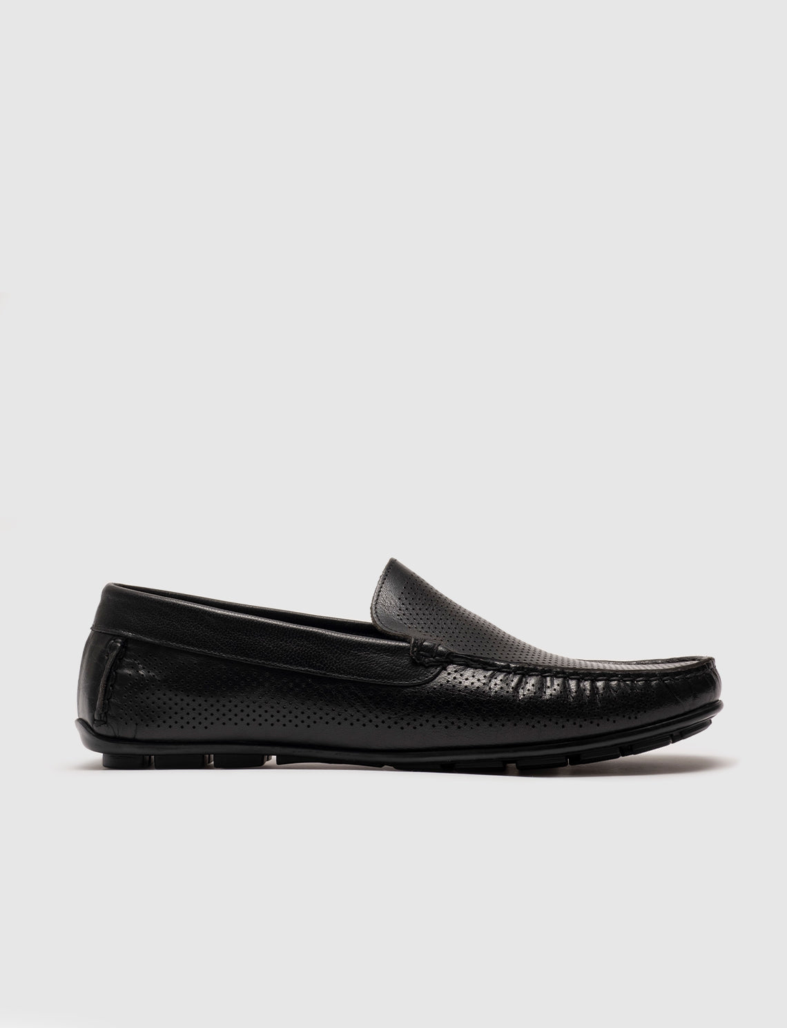 Cabani 010M150B Erkek %100 Hakiki Deri loafer & makosen 410 Siyah Bufalo-Siyah Geyik