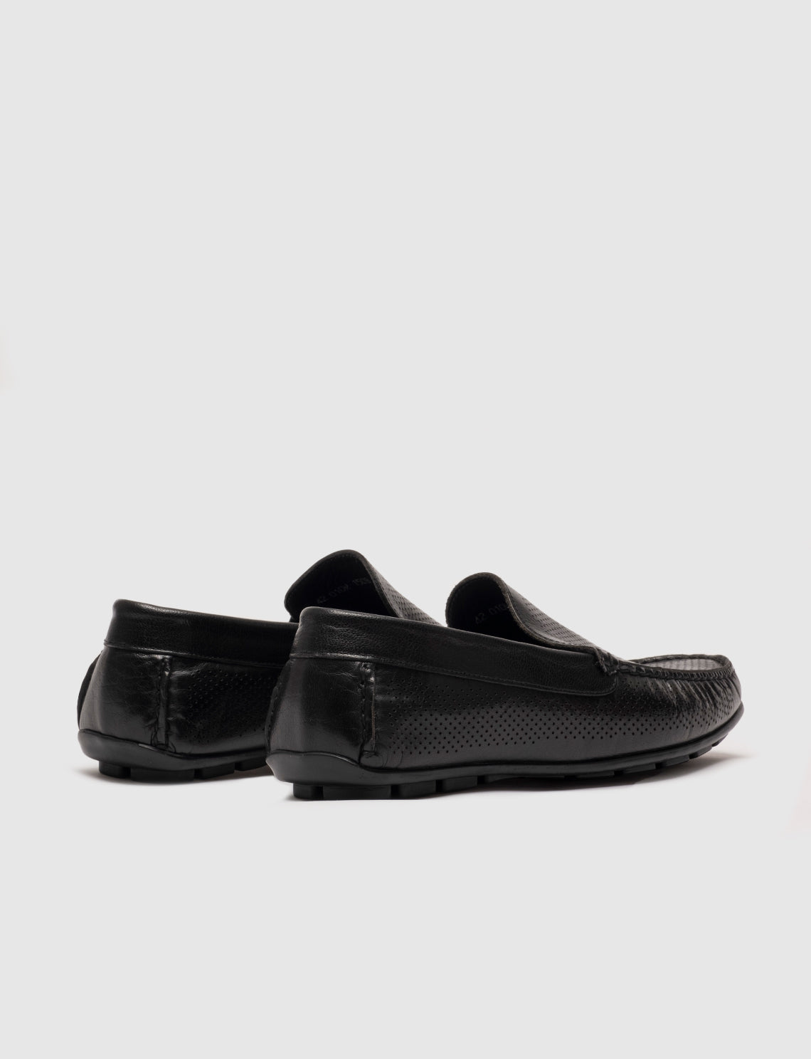 Cabani 010M150B Erkek %100 Hakiki Deri loafer & makosen 410 Siyah Bufalo-Siyah Geyik