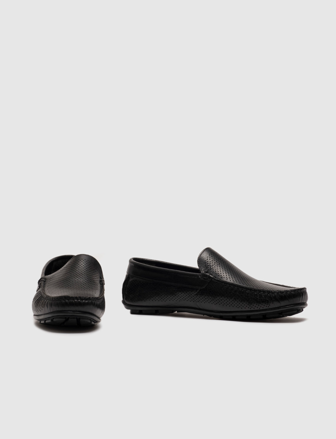 Cabani 010M150B Erkek %100 Hakiki Deri loafer & makosen 410 Siyah Bufalo-Siyah Geyik