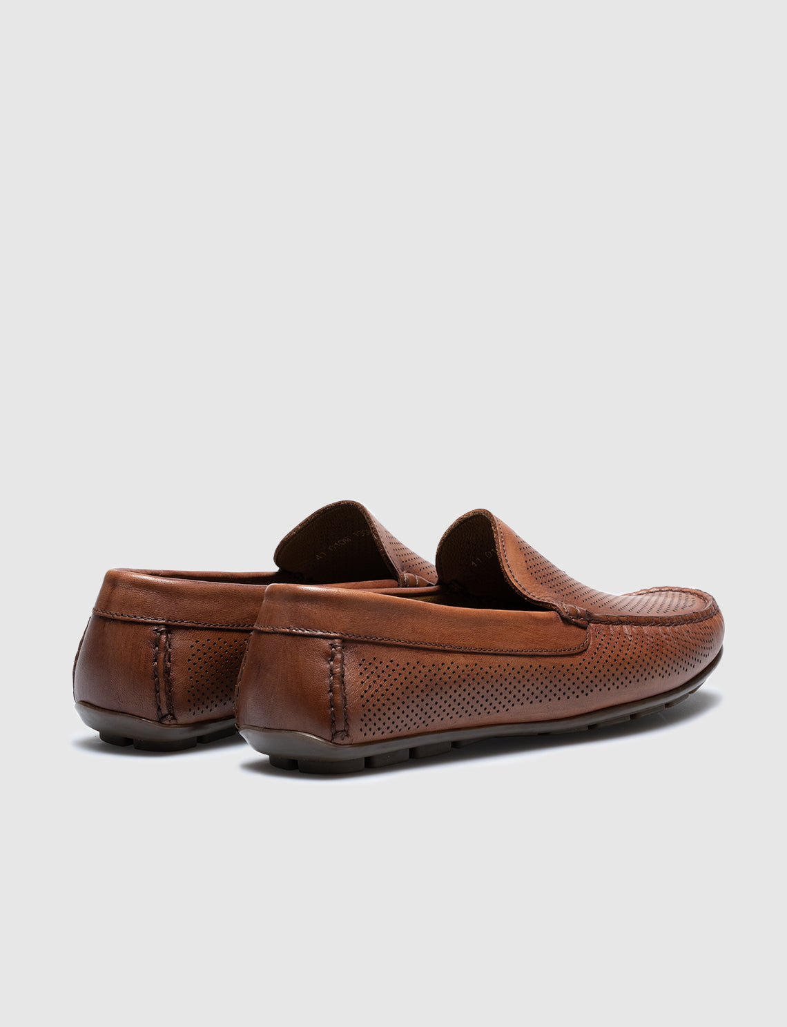 Cabani 010M150B Erkek %100 Hakiki Deri loafer & makosen Taba
