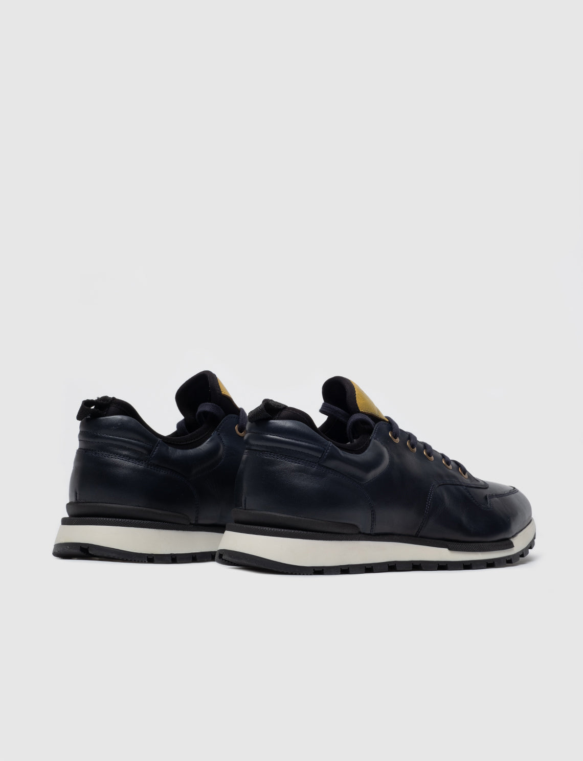 Cabani 460E1181 Erkek %100 Hakiki Deri sneaker &spor Lacivert