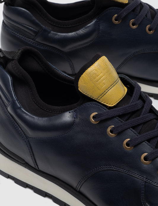 Cabani 460E1181 Erkek %100 Hakiki Deri sneaker &spor 104 Laci Napa - Sarı Napa