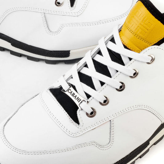 Cabani 460E1181 Erkek %100 Hakiki Deri sneaker &spor 285 Beyaz Flap