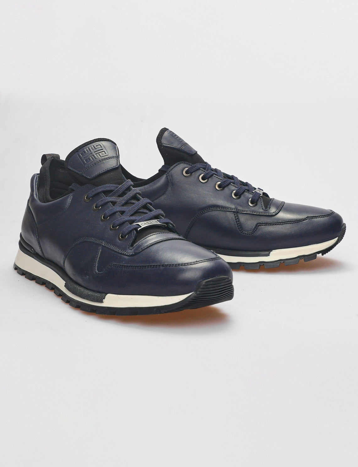 Cabani 460E1181 Erkek %100 Hakiki Deri sneaker &spor Lacivert