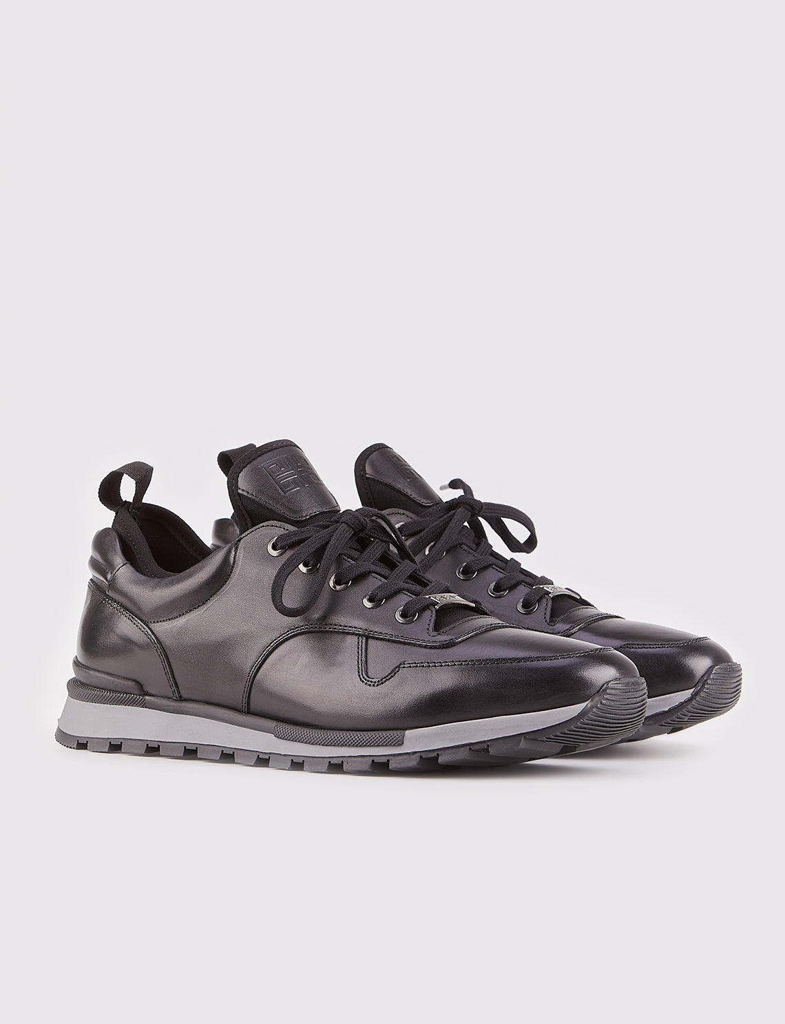 Cabani 460E1181 Erkek %100 Hakiki Deri sneaker &spor Siyah