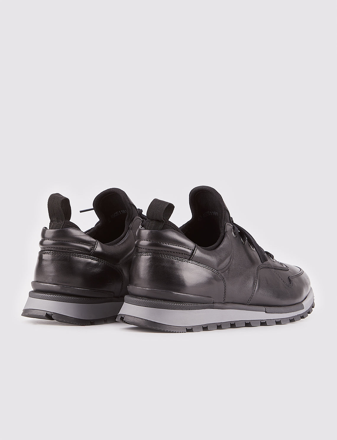 Cabani 460E1181 Erkek %100 Hakiki Deri sneaker &spor Siyah