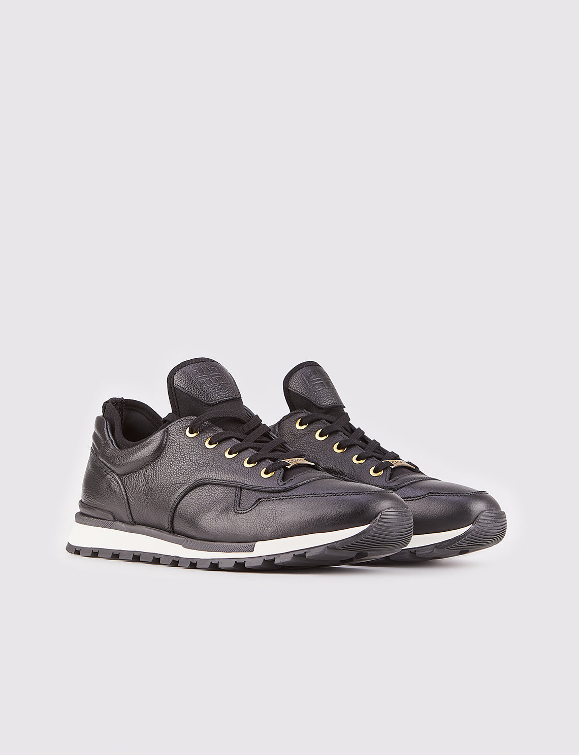 Cabani 460E1181 Erkek %100 Hakiki Deri sneaker &spor 400 Siyah Napa