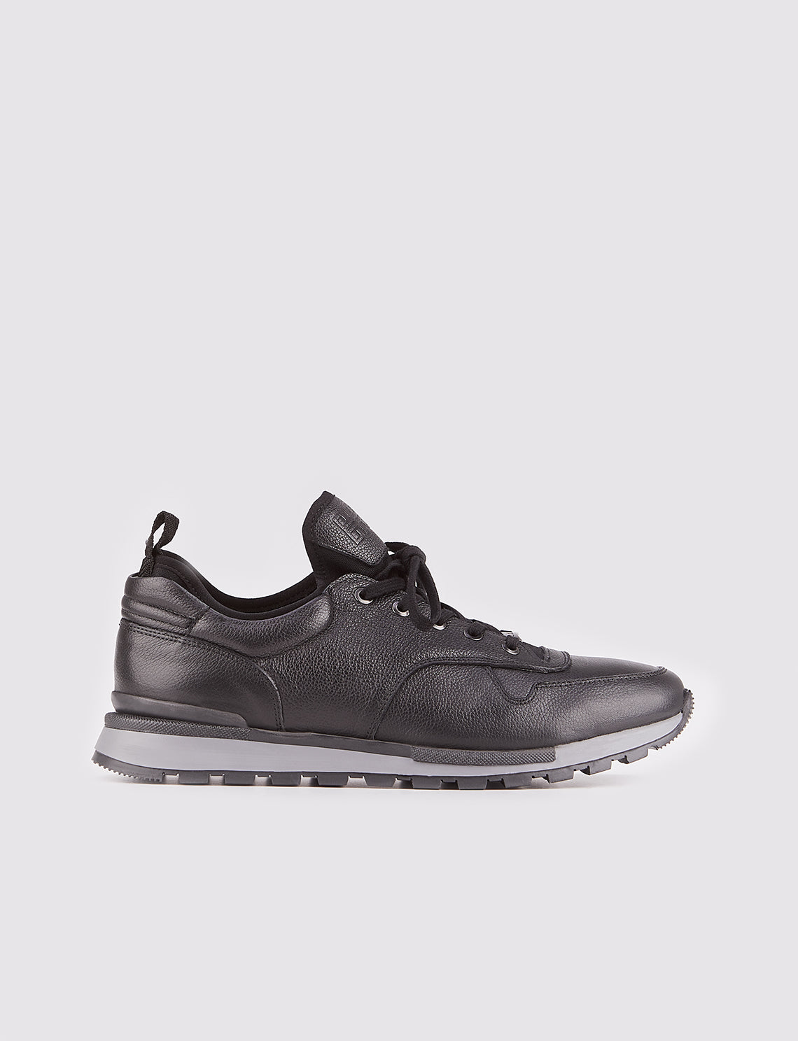 Cabani 460E1181 Erkek %100 Hakiki Deri sneaker &spor Siyah