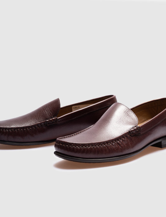 Cabani 442M1175 Erkek %100 Hakiki Deri loafer & makosen 339 Kahve Bufalo