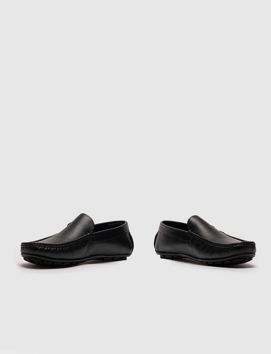 Cabani 010M129 Erkek %100 Hakiki Deri loafer & makosen Siyah