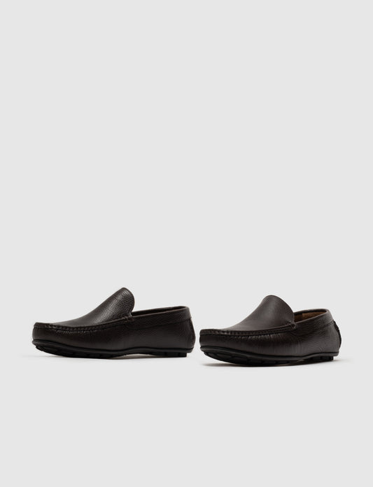 Cabani 010M129 Erkek %100 Hakiki Deri loafer & makosen Kahverengi