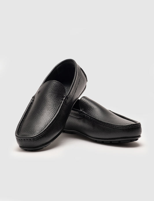 Cabani 010M129 Erkek %100 Hakiki Deri loafer & makosen Siyah