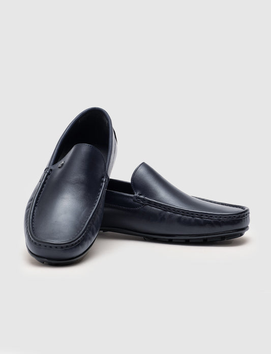 Cabani 010M129 Erkek %100 Hakiki Deri loafer & makosen Lacivert
