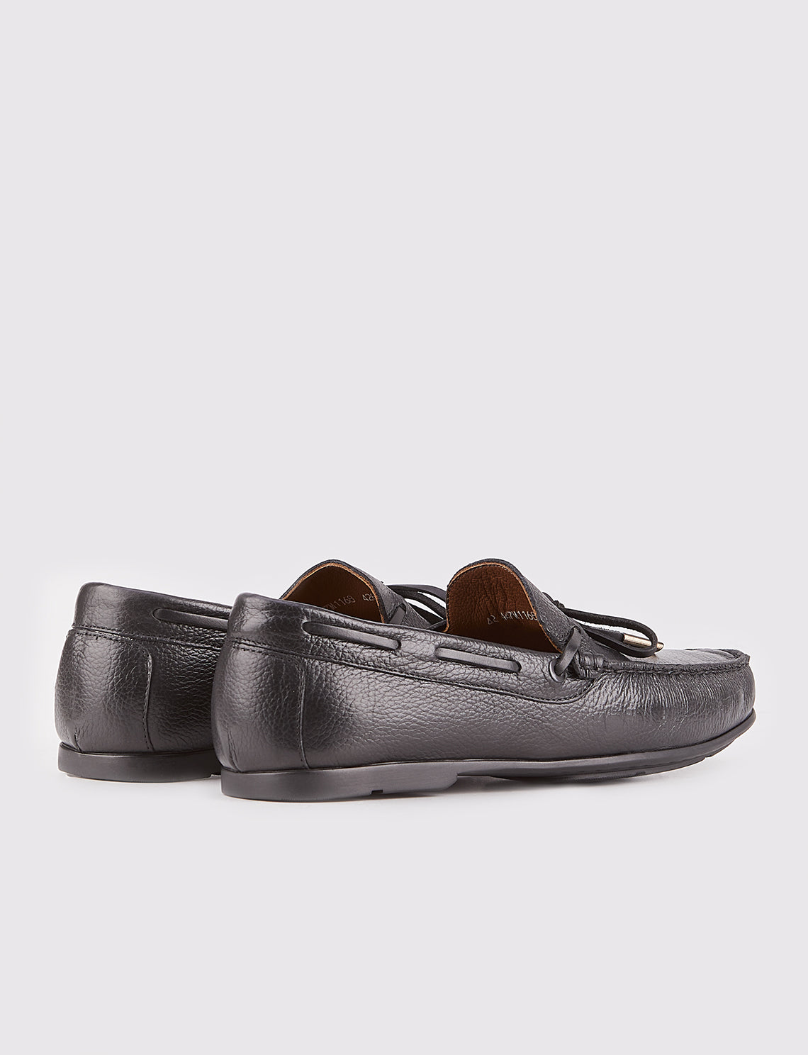 Cabani 447M1168 Erkek %100 Hakiki Deri loafer & makosen Siyah