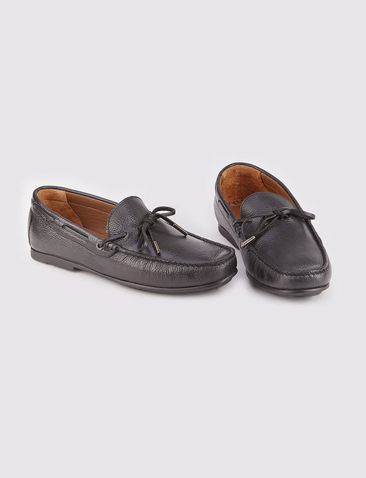 Cabani 447M1168 Erkek %100 Hakiki Deri loafer & makosen 426 Siyah Kırma