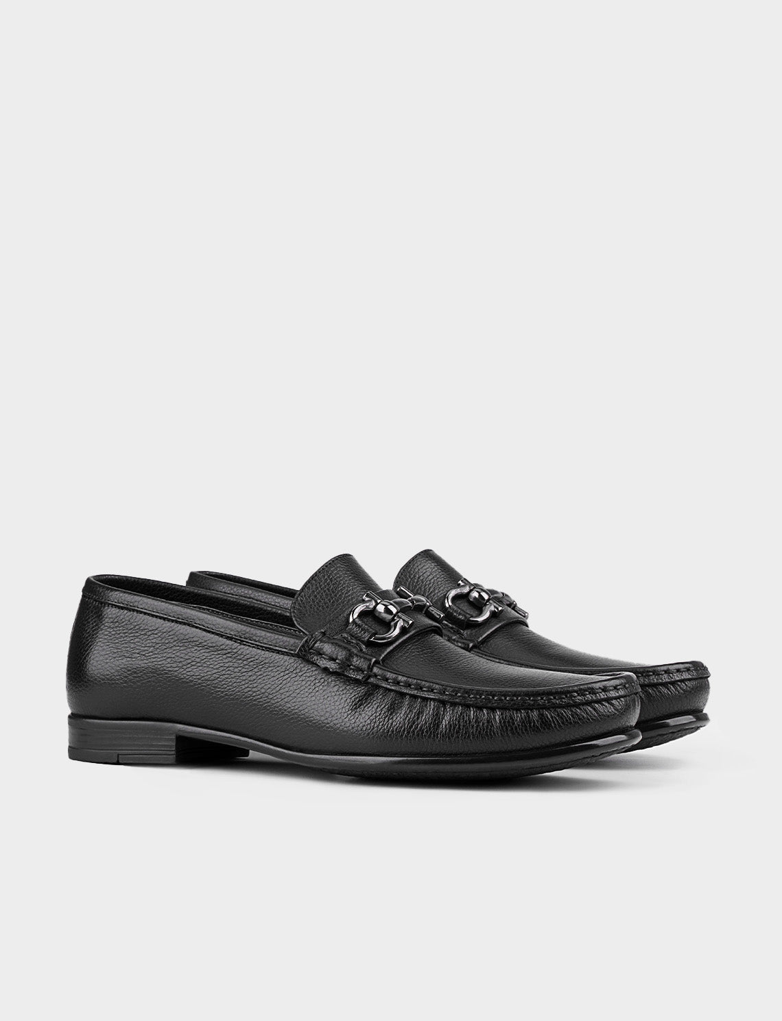 Cabani 442M067 Erkek %100 Hakiki Deri loafer & makosen Siyah