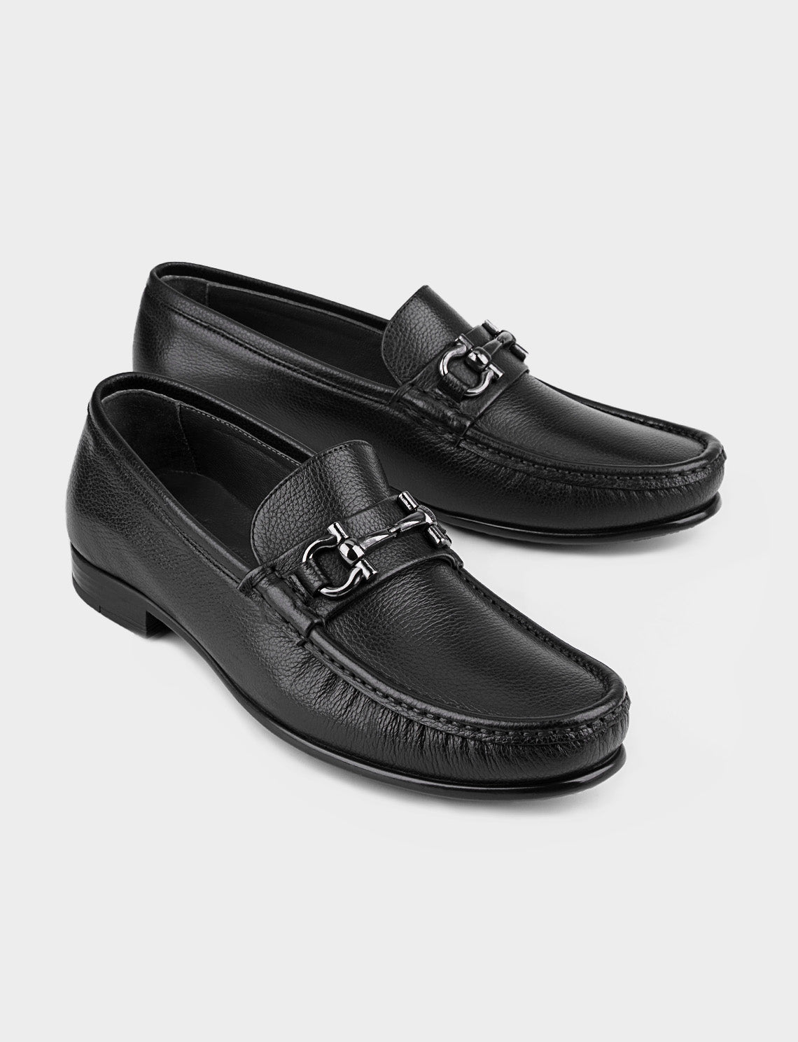 Cabani 442M067 Erkek %100 Hakiki Deri loafer & makosen Siyah