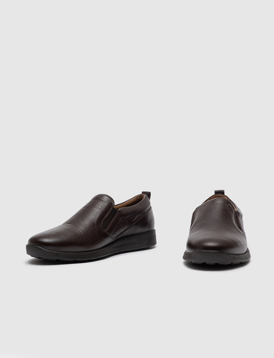 Cabani 438M1109 Erkek %100 Hakiki Deri Günlük Ayakkabı 027 Kahve Ufak Kırma