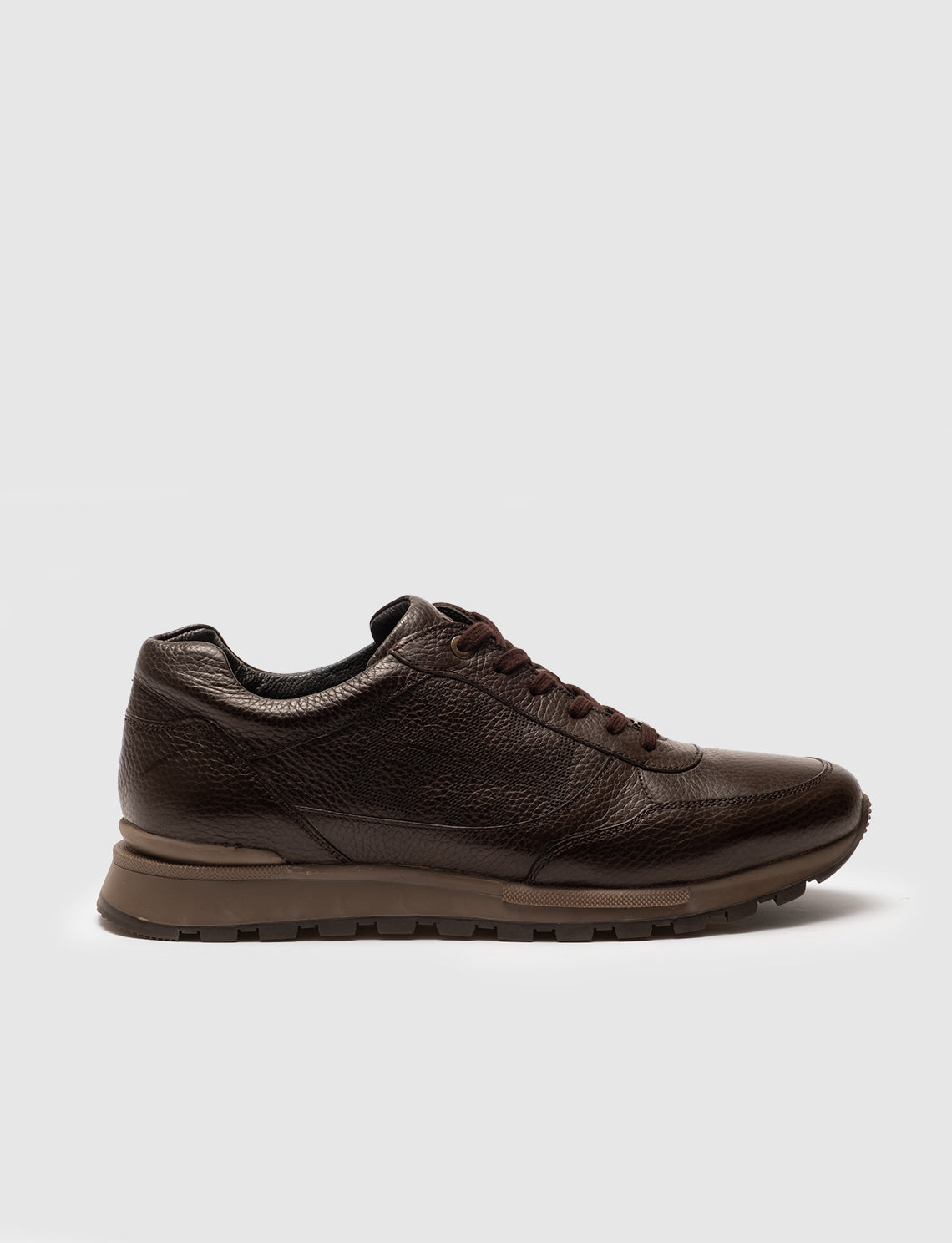 Cabani 460C548 Erkek %100 Hakiki Deri sneaker &spor 327 Kahve Kırma Floter