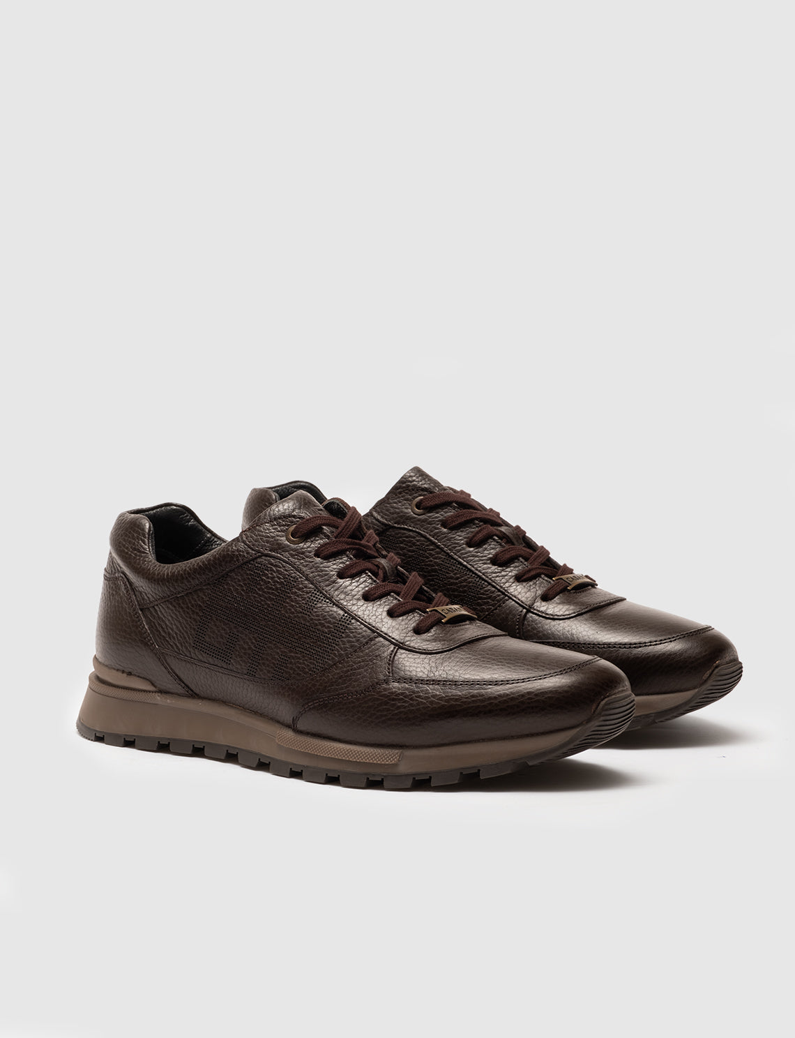 Cabani 460C548 Erkek %100 Hakiki Deri sneaker &spor 327 Kahve Kırma Floter