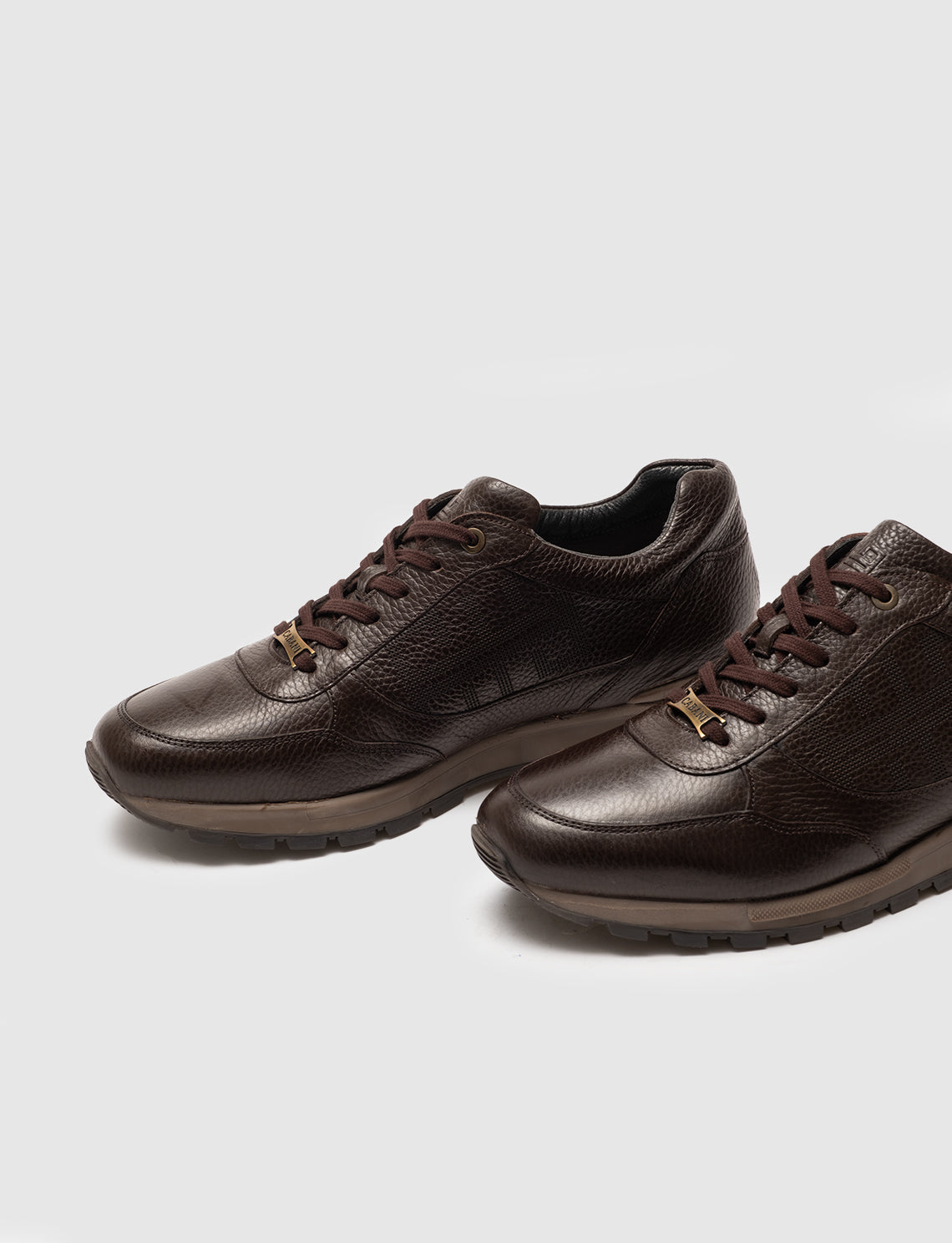 Cabani 460C548 Erkek %100 Hakiki Deri sneaker &spor 327 Kahve Kırma Floter