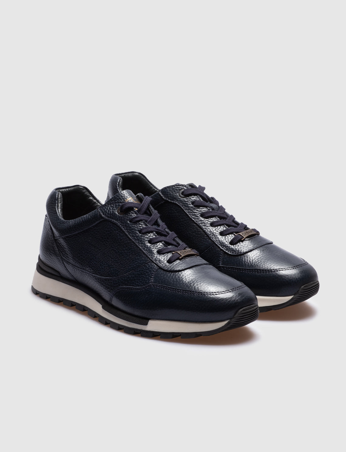 Cabani 460C548 Erkek %100 Hakiki Deri sneaker &spor Lacivert