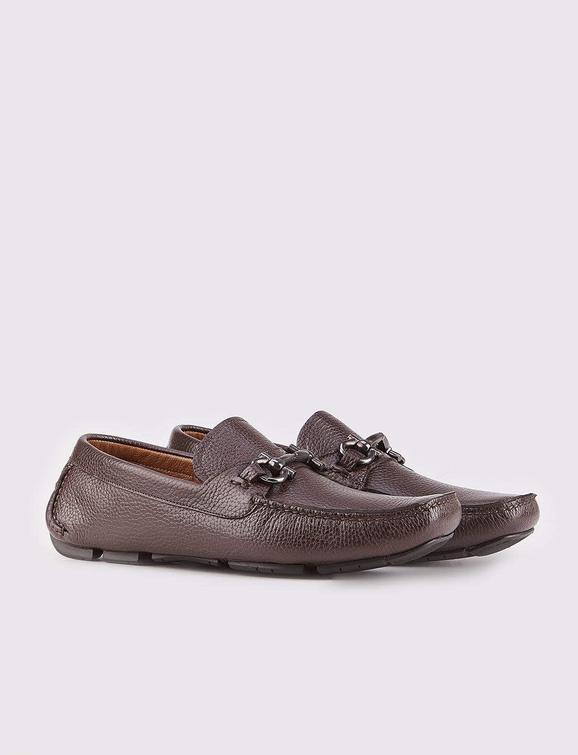 Cabani 347M472 Erkek %100 Hakiki Deri loafer & makosen 327 Kahve Kırma Floter