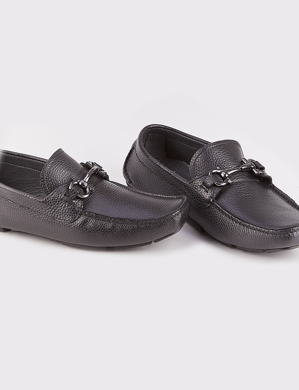 Cabani 347M472 Erkek %100 Hakiki Deri loafer & makosen Siyah