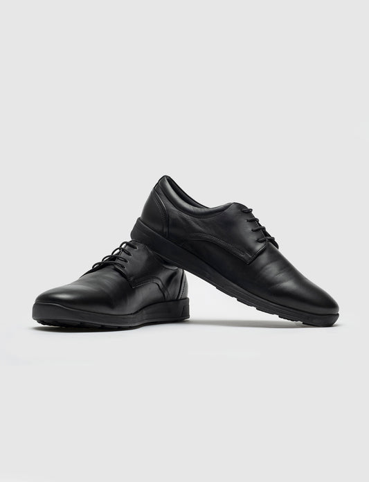 Cabani 438M1172 Erkek %100 Hakiki Deri Günlük Ayakkabı 017 -Siyah Analin