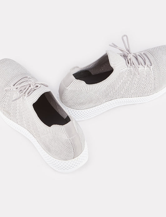 Cabani 134A1402 Erkek Triko Günlük Ayakkabı Gri